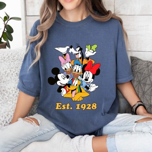 Comfort Colors® Mickey Friends Shirt, Mickey and Co. est. 1928 Shirt