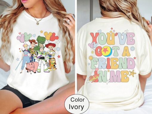 Comfort Color Vintage Toy Story Shirt, You've Got A Friend In Me