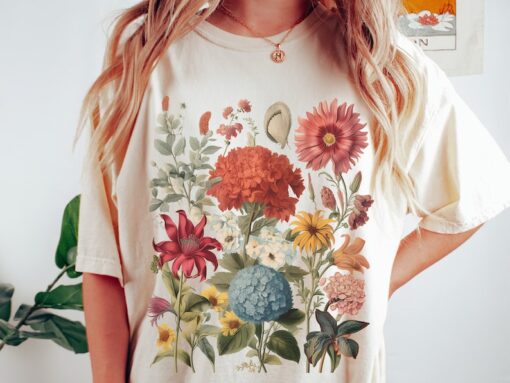 Boho Wildflowers Cottagecore Shirt | Gift For Her