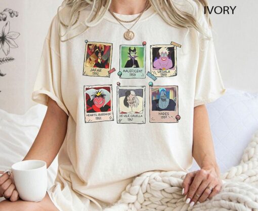Disney Villains Polaroid Shirt, Disney Girl Trip 2024 Shirt