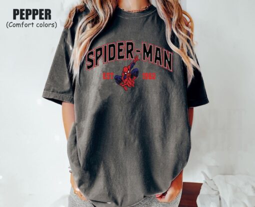 Vintage Spider-Man est 1962 Comfort Color Shirt, The Spiderman Shirt