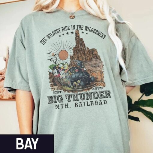 Big Thunder Mountain Tshirt, Kids Disney Shirt, Theme Park Shirt