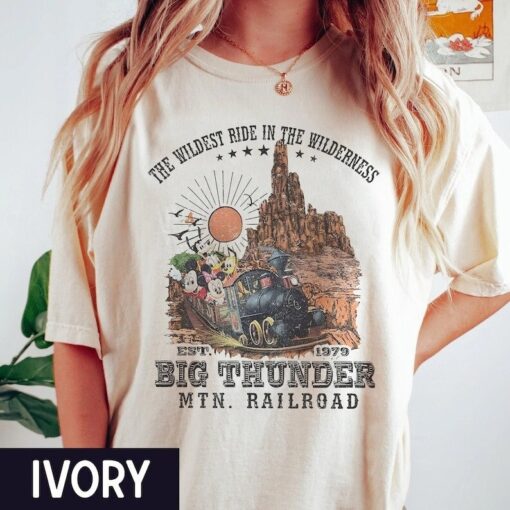 Big Thunder Mountain Tshirt, Kids Disney Shirt, Theme Park Shirt