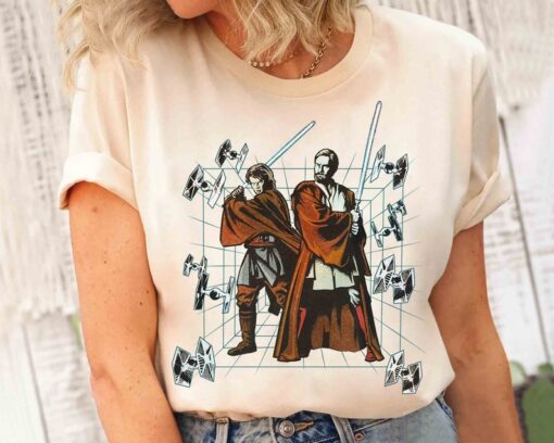 Star Wars Anakin Skywalker & Obi-Wan Kenobi Graphic Shirt