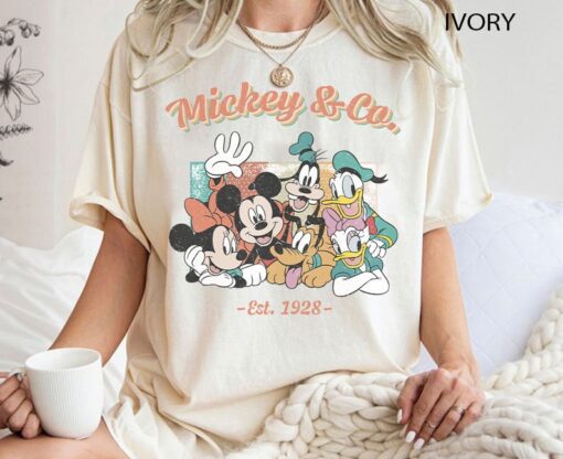 Vintage Mickey and Co 1928 Shirt, Mickey And Friends Shirt