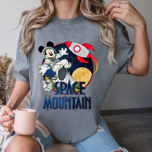 Comfort Colors® Space Mountain Shirt, Mickey T-Shirt, Disney Shirt