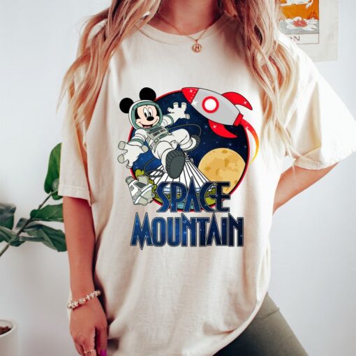 Comfort Colors® Space Mountain Shirt, Mickey T-Shirt, Disney Shirt