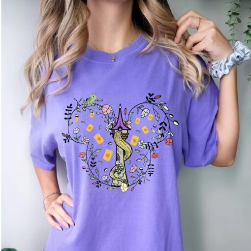 Comfort Colors® Disney Rapunzel's Tower Shirt, Disney Kids T Shirt