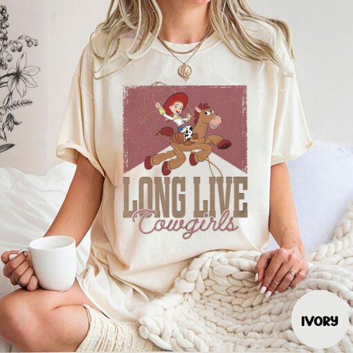 Comfort Color Vintage Long live cowgirls cowboys Shirt