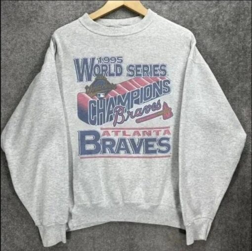 Atlanta Baseball Sweatshirt Vintage Braves Baseball SweatshirtBaseball