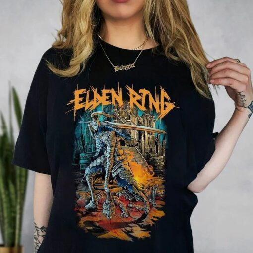 Unisex Elden ring Shirt, The Warrior Graphic Tee