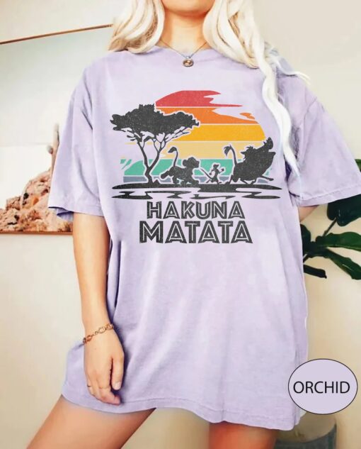 Comfort Color Vintage Disney Hakuna Matata Shirt, Animal Kingdom Shirt