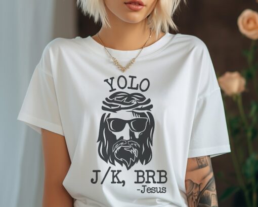 YOLO JESUS T Shirt, Easter T-Shirt, Jesus Shirt, Women's Easter Shirt