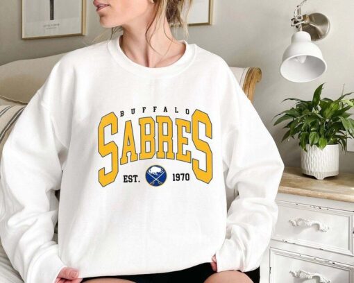 Vintage Buffalo Sabres Sweatshirt, 90s Buffalo Sabres Shirt