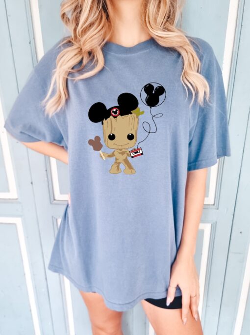Groot Disney Shirt, Halloween Groot T-shirt, Mickey Ears Tee
