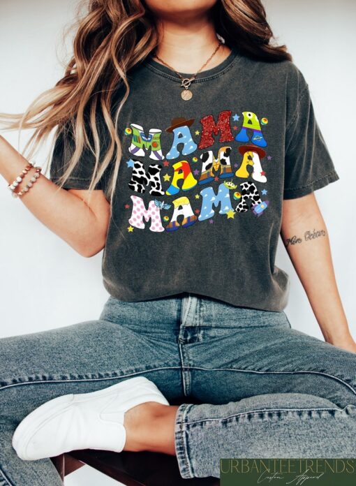 Retro Comfort Disney Toy Story Mama Shirt, Toy Story Mom Sweatshirt