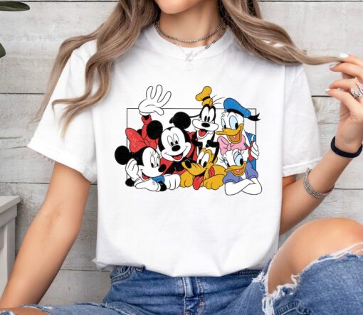 Disney Mickey and Friends The Gang Funny Disneyland Family Matching Sh