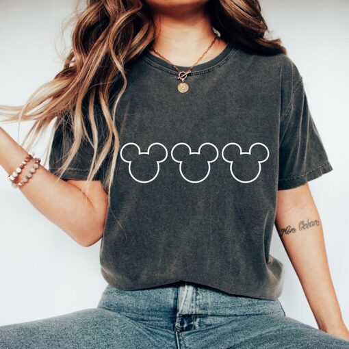 Comfort Colors® Mickey Shirt, Disney Shirt, Mickey Outline Shirt