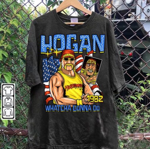 Vintage 90s Graphic Style Hulk Hogan T-Shirt, Hulk Hogan Sweatshirt