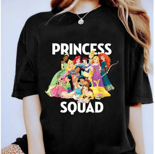 Princess Squad Disney Princess Funny Shirt