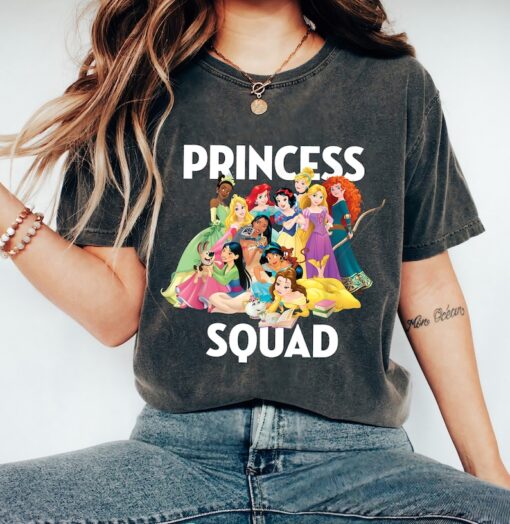 Princess Squad Disney Princess Funny Shirt