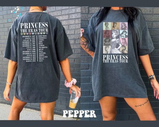 Comfort Colors® Princess The Eras Tour Shirt, Princess Tour Shirt