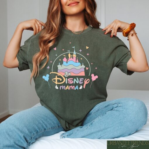 Retro Comfort Disney Mama Shirt, Minnie Mouse Mom Shirt