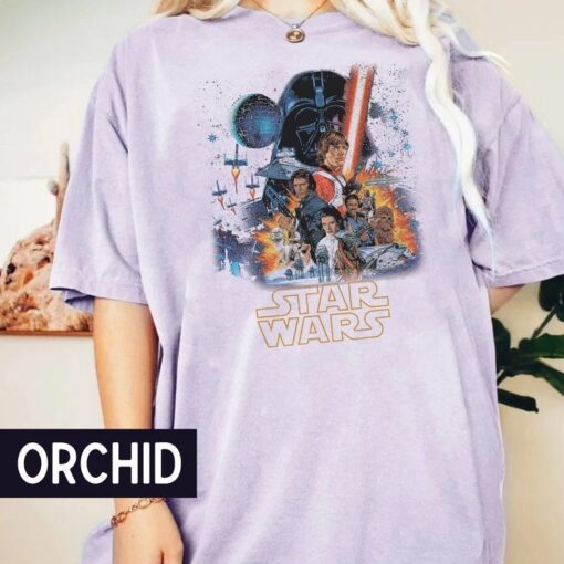 Vintage Disney Star Wars Comfort Color Shirt, Star Wars Shirt