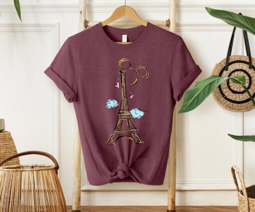 Disneyland Paris T-Shirt, Eiffel Tower Mickey Shirt, Mickey Ears Shirt