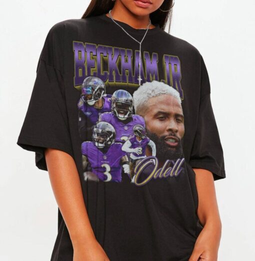 Retro Odell Beckham Jr Vintage 90s Bootleg Style Shirt