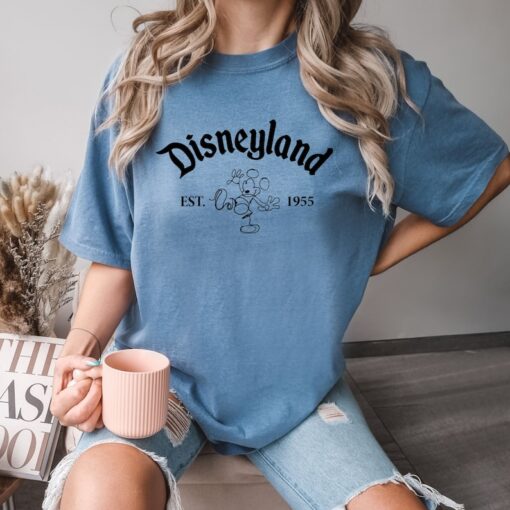 Comfort Colors® Mickey Est. 1955 Shirt, Disneyland Mickey Shirt