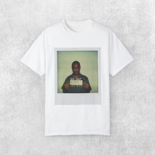 Tupac Iconic Mugshot tshirt, Trendy Y2k shirt