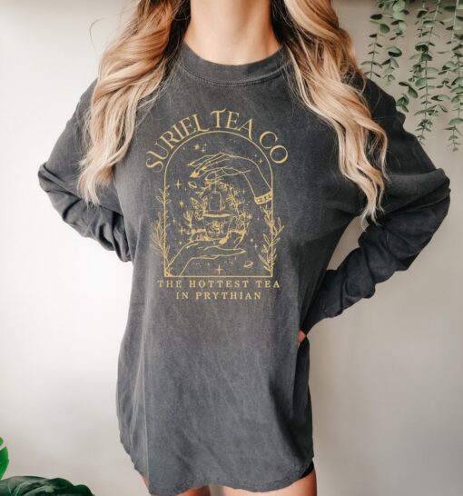 Suriel Tea Co Comfort Color Shirt, A Court Of Thorns And Roses Shirt