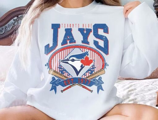 Toronto Baseball Sweatshirt....Vintage Style Toronto Baseball Crewneck