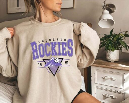 Vintage Colorado Rockies Baseball Sweatshirt