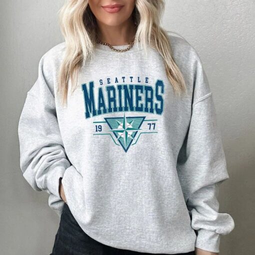 Vintage Seattle Mariners Baseball Baseball Sweatshirt