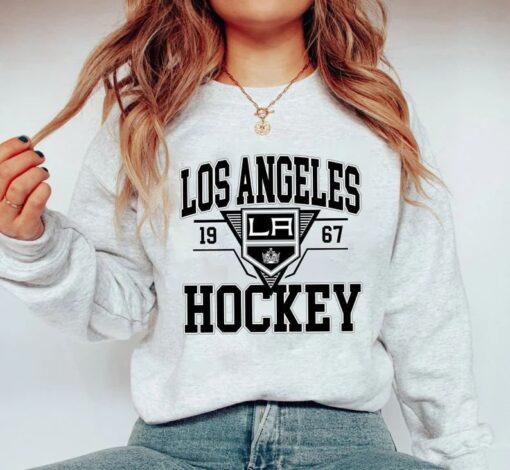 Vintage Style Los Angeles Sweatshirt, Los Angeles Kings Hockey