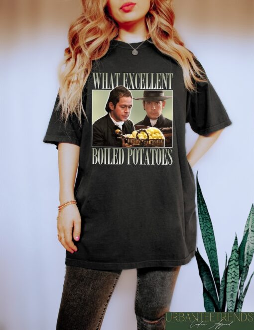 Boiled Potatoes Funny Meme T-Shirt, Pride and Prejudice Tee