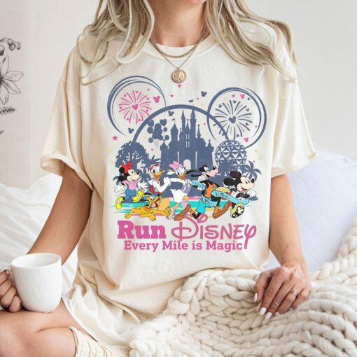 Mickey and Friends Run Disney Shirt-Every Mile Is Magic