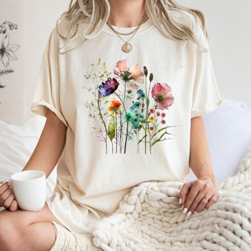 Comfort Colors® Flower Bouquet Shirt, Flower T Shirt