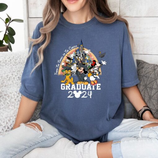 Comfort Colors® Mickey And Friends Graduate Shirt, Graduate 2024 Shirt