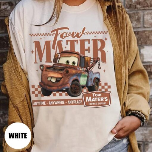 Retro Tow Mater Comfort Colors Shirt, Vintage Tow Mater Shirt