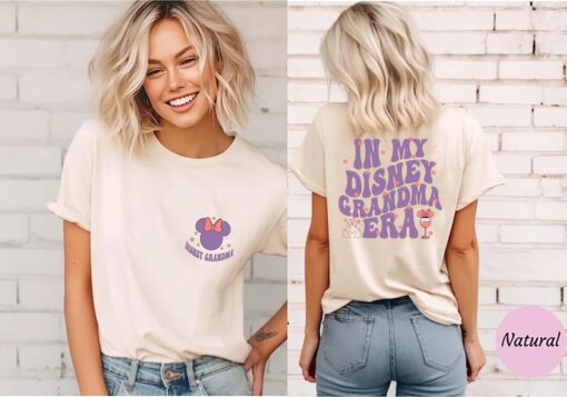 In My Disney Grandma Era t-shirt, Custom Disney Grandma Shirt