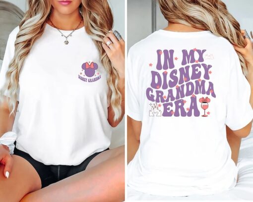 In My Disney Grandma Era t-shirt, Custom Disney Grandma Shirt