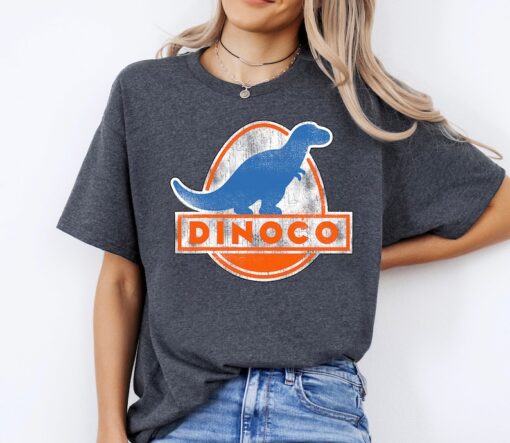 Disney Pixar Cars Iconic DINOCO Dinosaur Logo T-Shirt