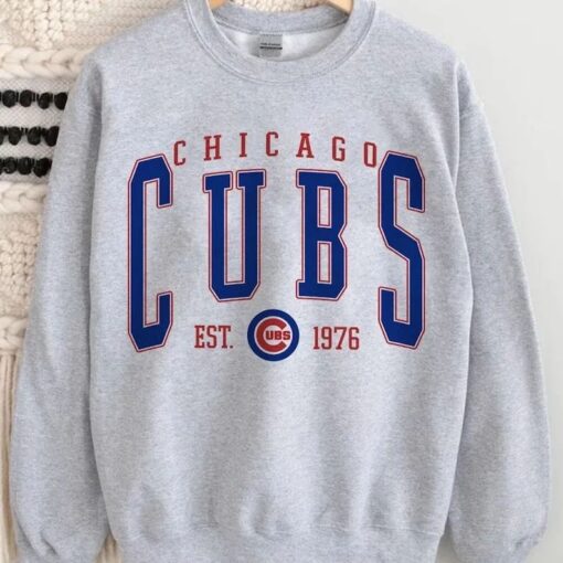 Vintage Chicago Sweatshirt, Chicago Baseball Tee