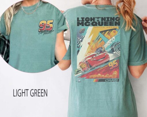 Retro Lightning McQueen Shirt, MC Queen Shirt, Disney Cars Shirt