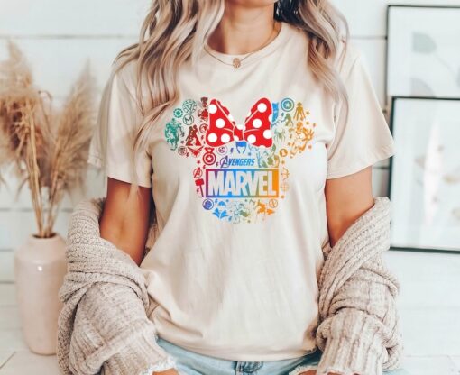 Marvel Shirt, Avengers Superhero Tee, Mickey Marvel Shirt