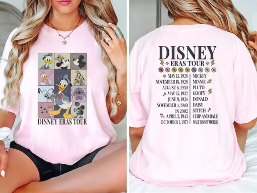 Comfort Colors®Vintage Disneyland Eras Tour Donald Duck Shirt