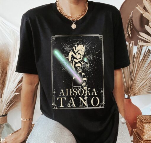 Star Wars The Clone Wars Ahsoka Tano Celestial Portrait T-Shirt